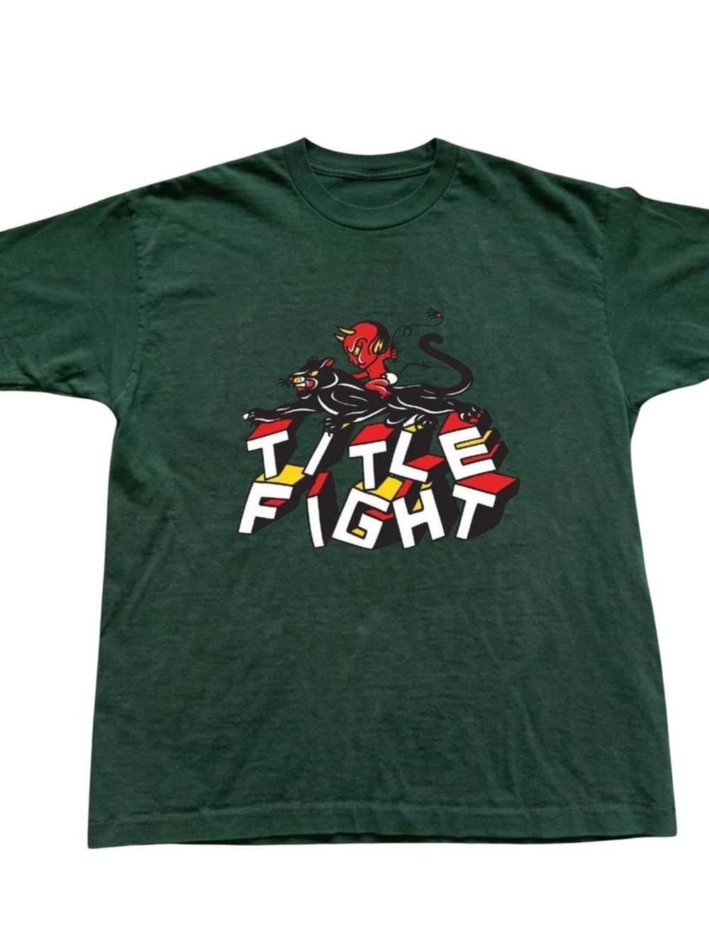 Gildan Graphic Crewneck T-Shirt - Forest Green